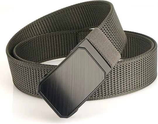 Hyperblack Curea Bărbați De Tip Militar Molle Rezistentă Nylon Tactical K901 Verde