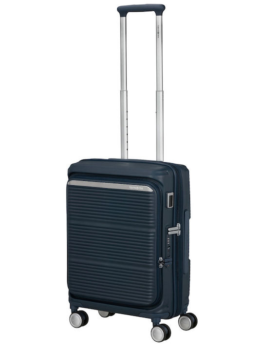 Samsonite Spinner Cabin Hard Blue Suitcase Height 55cm