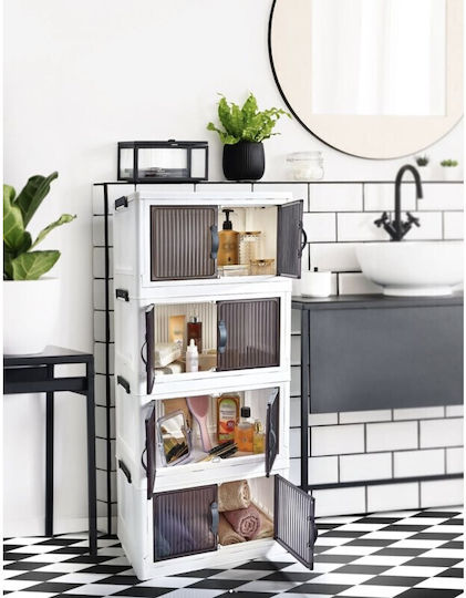 Viosarp Kitchen Rack Plastic 48.5x29.5x107.5cm