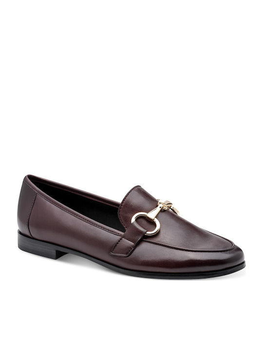 Women's Moccasins in Burgundy Colour