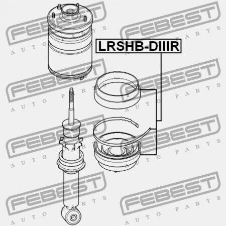 Febest Αμορτισέρ για Land Rover Discovery 2010-2016