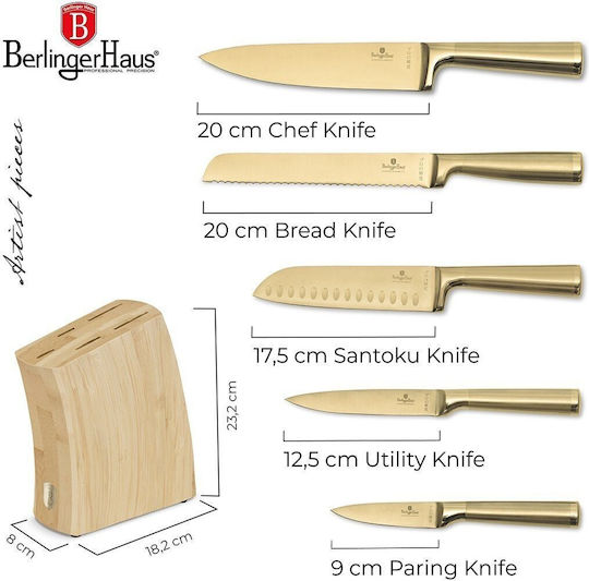 Berlinger Haus Collection General Use Knives from Stainless Steel 5 Pieces