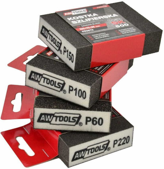 AWTools Orbital Sander Sheet K100 100x100mm