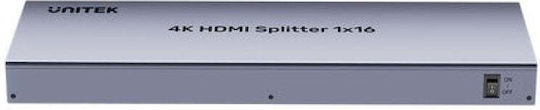 Unitek 4K HDMI сплитер 1 вход 16 изхода 4K@30Hz