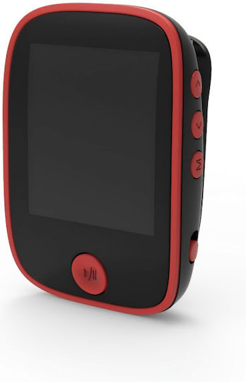 Osio MP3 Плейър (8GB) с TFT Дисплей 1.8" Червен SRM-8080R