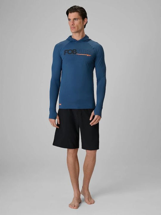 4F UPF 50+ Tricou de Protecție Solară Albastru