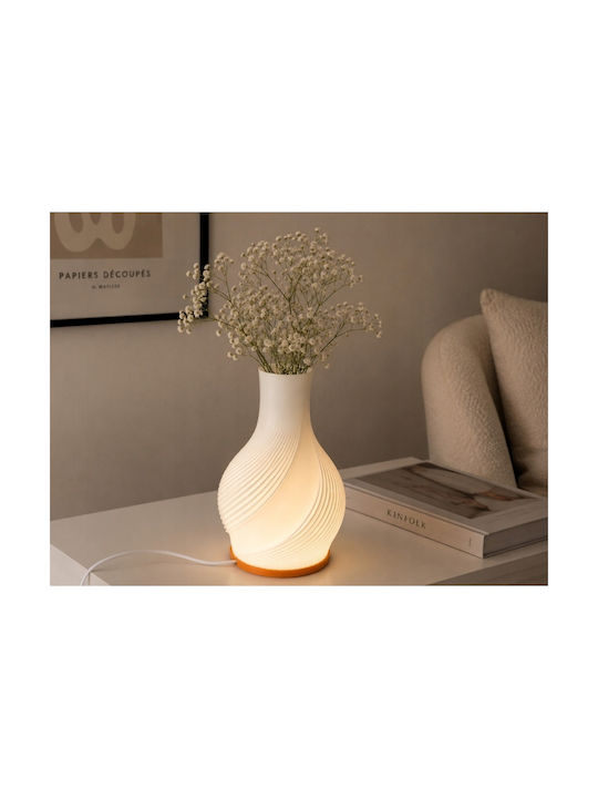 Verk Group Decorative LED Light Natural White Vase 10.5cm