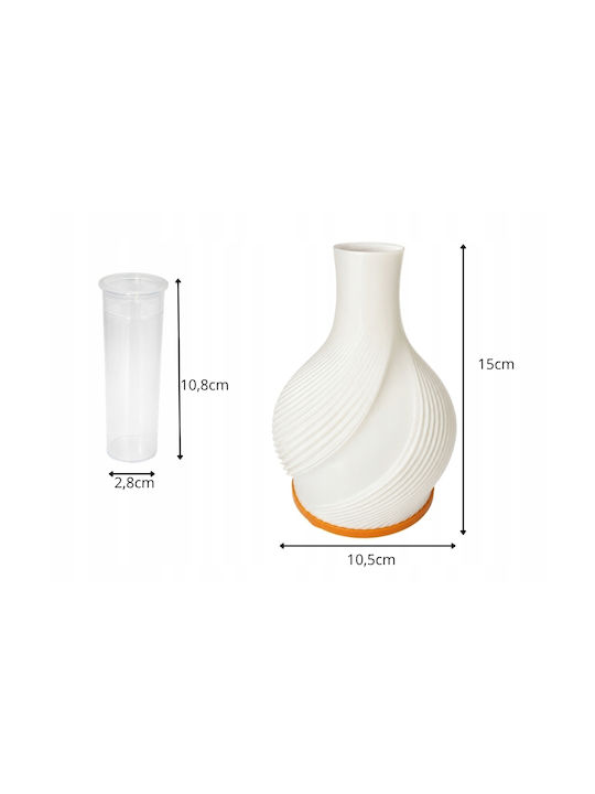 Verk Group Decorative LED Light Natural White Vase 10.5cm