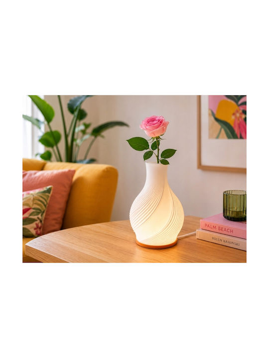 Verk Group Decorative LED Light Natural White Vase 10.5cm