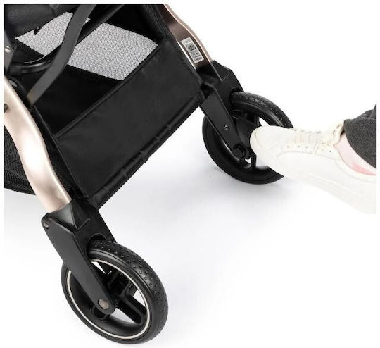 Maxi-Cosi Eva 3 Essential Καρότσι Μωρού Kατάλληλο για Nεογέννητο Black Champagne 8.2kg