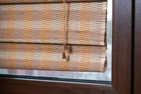 Bamboo Blinds in Beige Color P100xH160cm