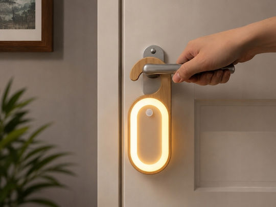 Verk Group Rechargeable LED Night Light with Battery Power and Motion Sensor