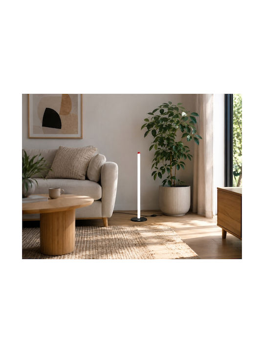 Verk Group Lampadar LED de podea Î50xL1.5cm cu lumină RGB Negru