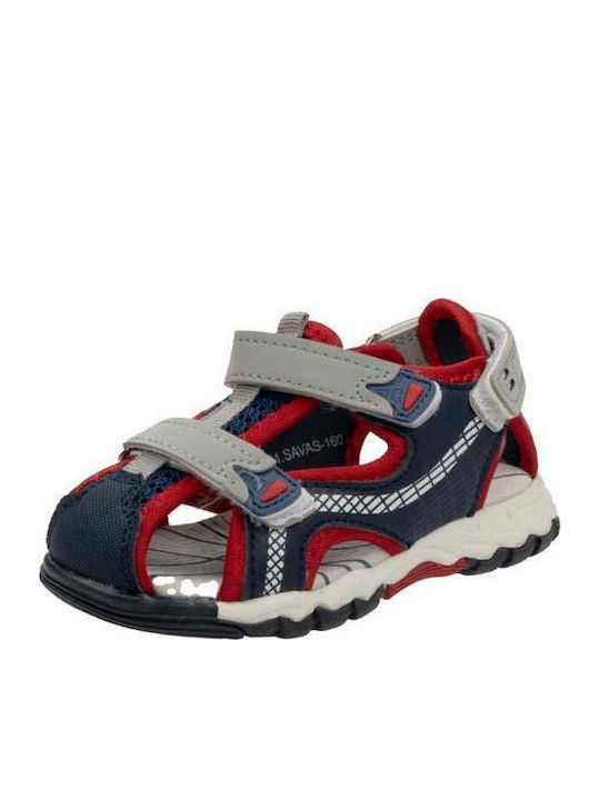 Sandale Tip Pantof Multicolor 24.SAVAS-160 Navy