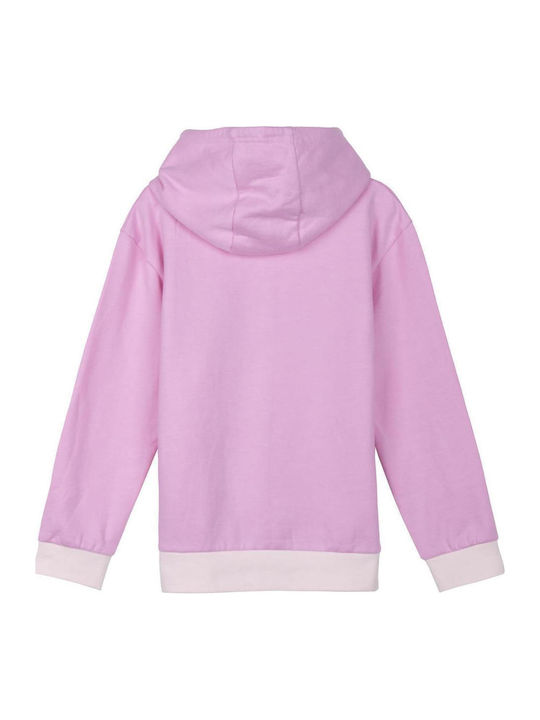 Kinder-Sweatshirt mit Kapuze Pink