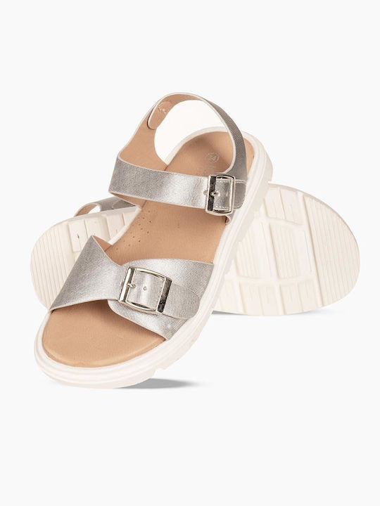 Kinder Sandalen Anatomisch Silber