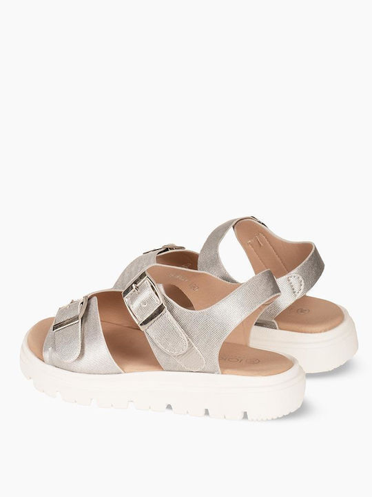 Kinder Sandalen Anatomisch Silber