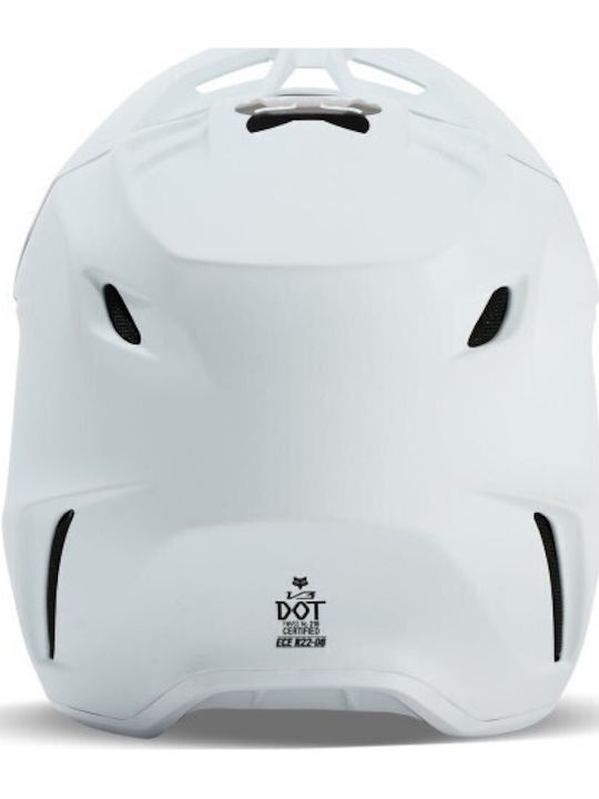 Fox V3 Solider Weiß Motorradhelm Motocross DOT / ECE 22.06