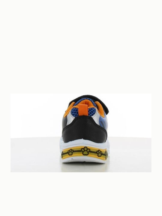 Παιδικά Sneakers με Σκρατς & Φωτάκια Μπλε