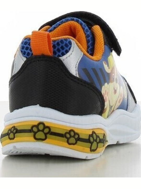 Παιδικά Sneakers με Σκρατς & Φωτάκια Μπλε