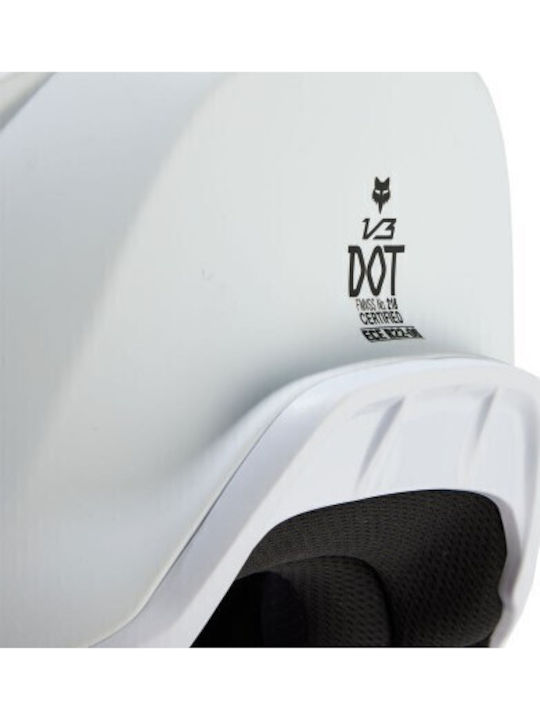 Fox V3 Solider Weiß Motorradhelm Motocross DOT / ECE 22.06