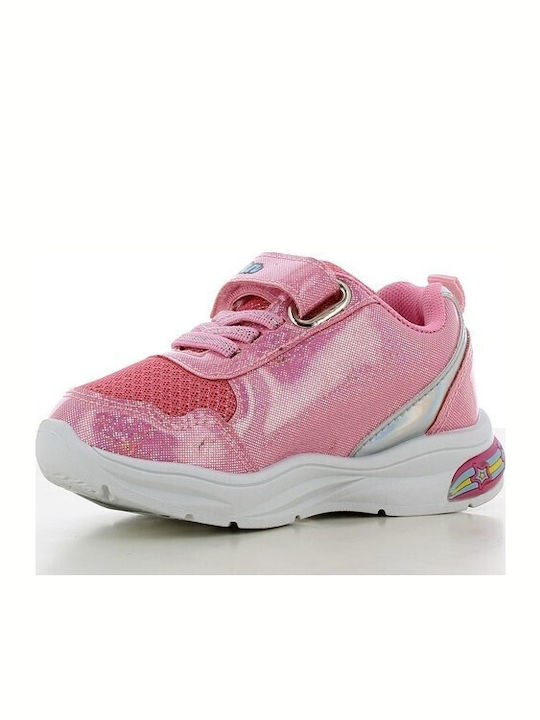 Unicorn Παιδικά Sneakers με Φωτάκια Φούξια