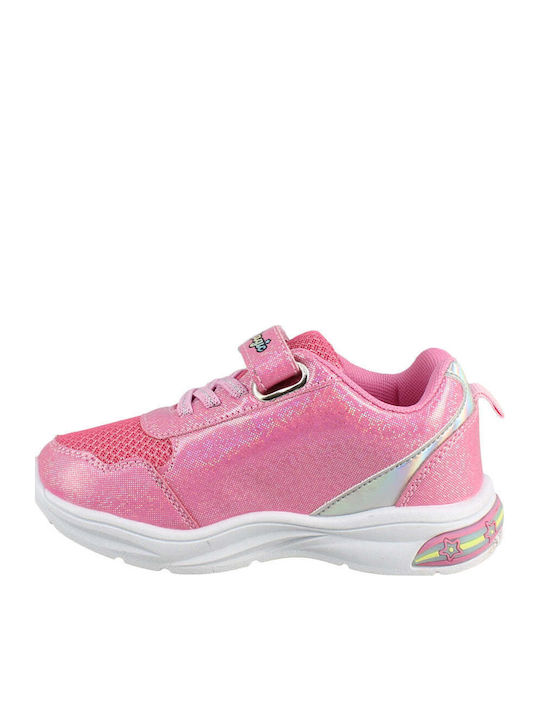Unicorn Παιδικά Sneakers με Φωτάκια Φούξια