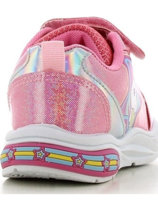 Unicorn Παιδικά Sneakers με Φωτάκια Φούξια