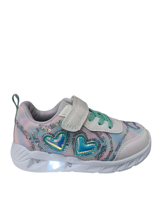 Kids Sneakers Anatomic with Scratch & Lights Pink