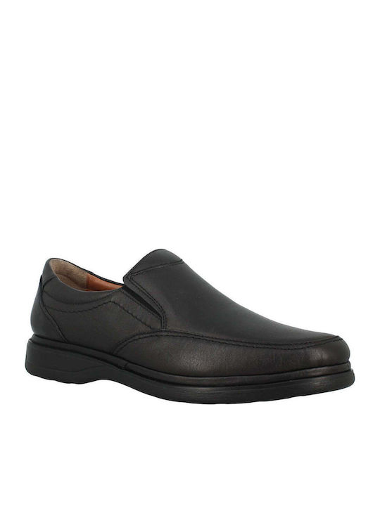 Leder Herren Mokassins in Schwarz Farbe