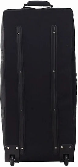Survivors Sack Voyage Backpack 68lt Black with Wheels Fabric L72xW26xH34cm
