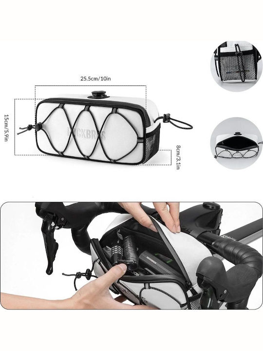 Rockbros Road To Sky Lenker-Tasche Fahrradtasche 1.9lt Weiß