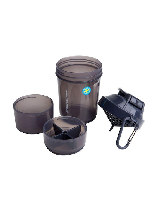 SmartShake Original2Go Plastic Protein Shaker 600ml Gray