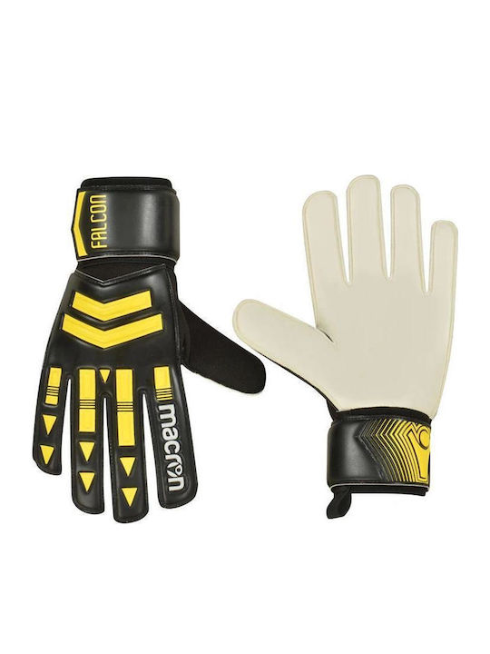 Macron Falcon XF Torwarthandschuhe Erwachsene Schwarz