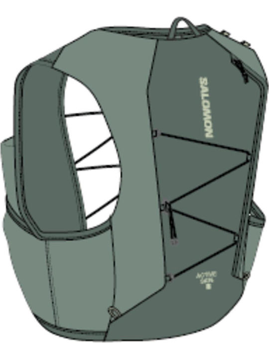 Salomon Active Skin 8 Trinkrucksack 8lt Grüne