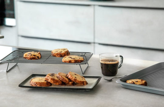 Kitchen Craft Διπλή Μεταλλική Σχάρα Ψησίματος Αντικολλητική 35.5x23εκ.