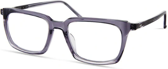 Modo 8005 Dgry Grey Metal Prescription Eyeglass Frames