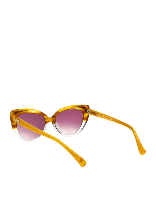 Gianfranco Ferre Sunglasses Transparent with Horn-Rimmed Frame Gianfranco Ferre Sunglasses Transparent with Horn-Rimmed Frame