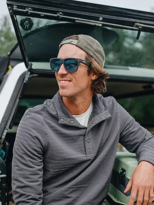 Smith Unisex Sunglasses with Black Frame and Black Lens