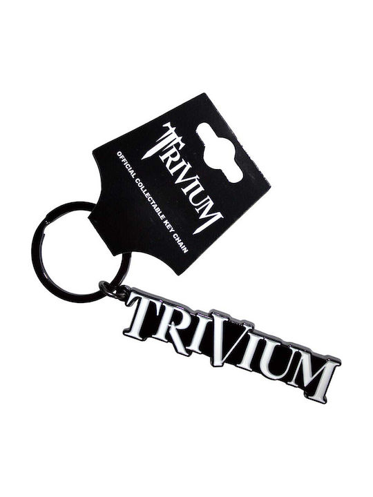 Metallic Keychain Trivium Logo Metal Keychain Trivkey02