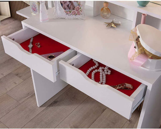 Masuta De Toaleta Albă 86x48x145cm Masuta De Toaleta Albă 86x48x145cm