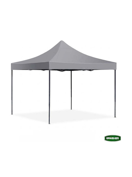 Grasher Zusammenklappbares Gazebo Garten Beige 3x3m
