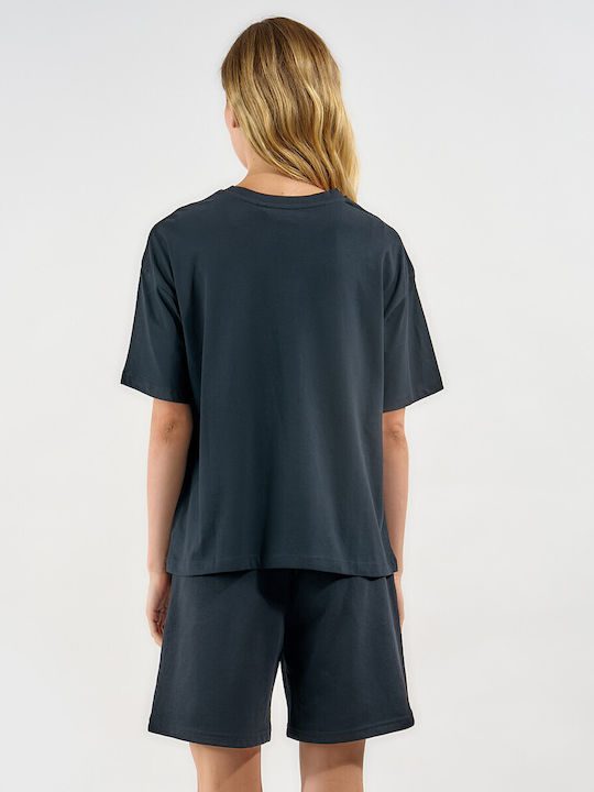 Γυναικείο T-shirt Μαυρο