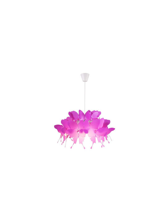 Light Prestige Hängelampe Rosa mit Fassung E27 50x50x50cm.