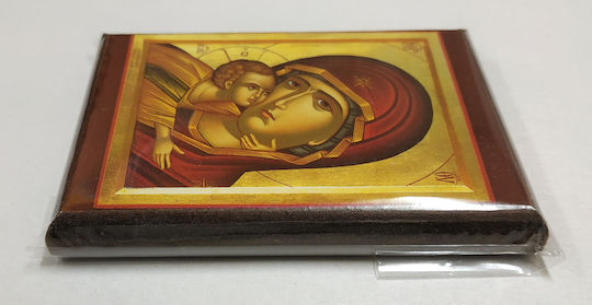 Pannaia Christo Glykofilousa Protomíro Eikóna Kórniza Katigoría Papier Krn No 00 Diáthesi 6,5cm x 9,5cm Eikóna Xyló MDF S&K Byzantinische Heiligenikonen