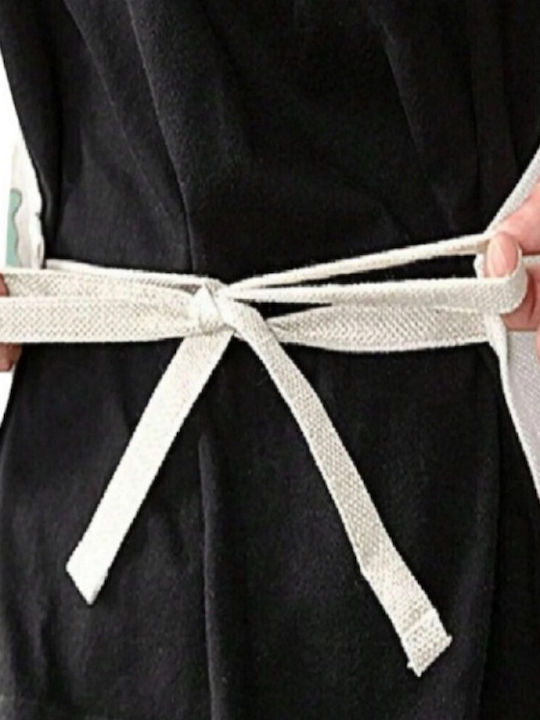 Kitchen Apron Beige IS-98591623216232