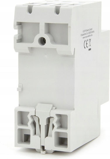 Zweipolig Schienenumschalter 230V 25A