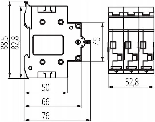 Installation Switch I-0-ii Kcs-40a/3p 40a 230/400v Ac 50hz 3p Ip20 23257