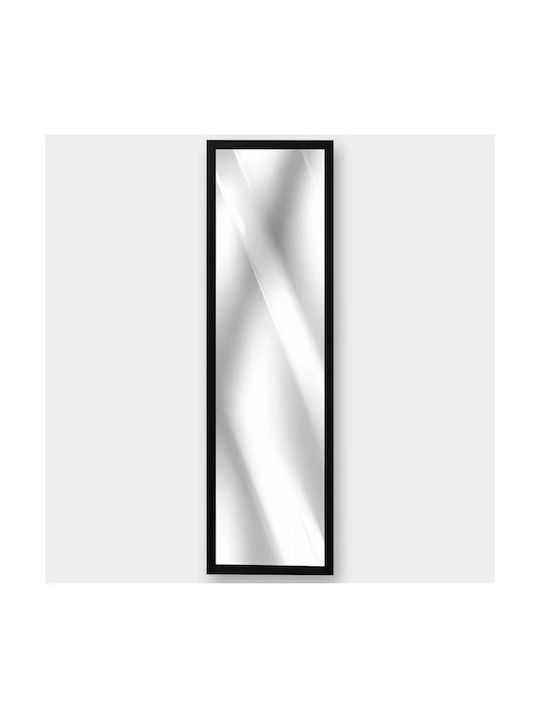Wall Mirror Full-Length with Black Frame 124x34cm
