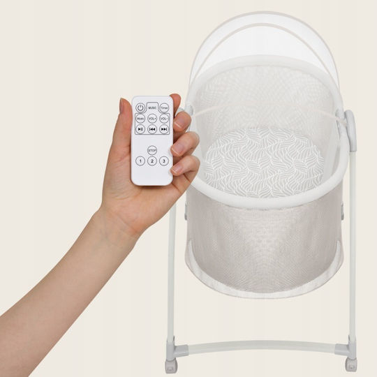 Lionelo Babywiege mit Matratze und Rädern Beiges